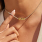 Kace 18K Gold Non-Tarnish CZ Mom Pendant Necklace: Yellow Gold
