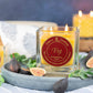 Fig Circle E Candle 22 oz - The Mustard Seed Collection, The Seed