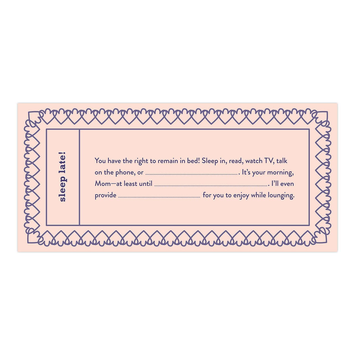 Fill in the Love® Mom Vouchers 