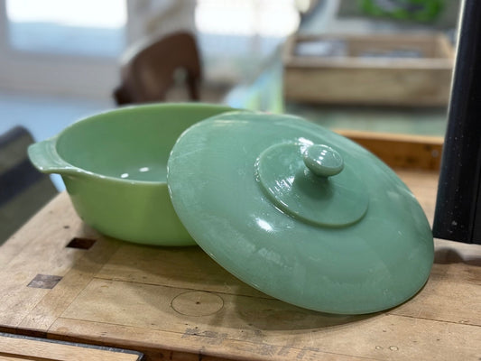 Fire King 2000 Jadeite Covered Casserole