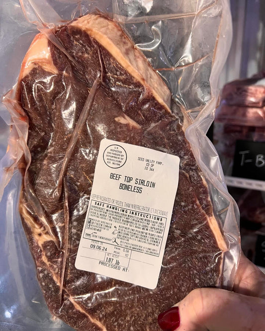 FL Grass Fed Grass Finished Bone-in Top Sirloin Boneless