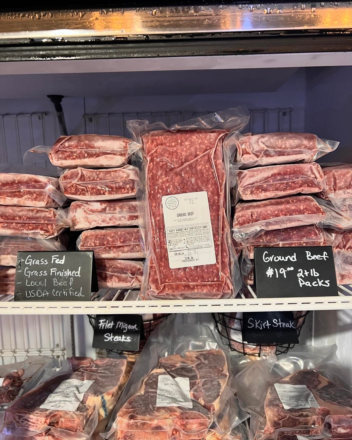FL Grass Fed Grass Finished Ground Beef - The Mustard Seed Collection, The Seed