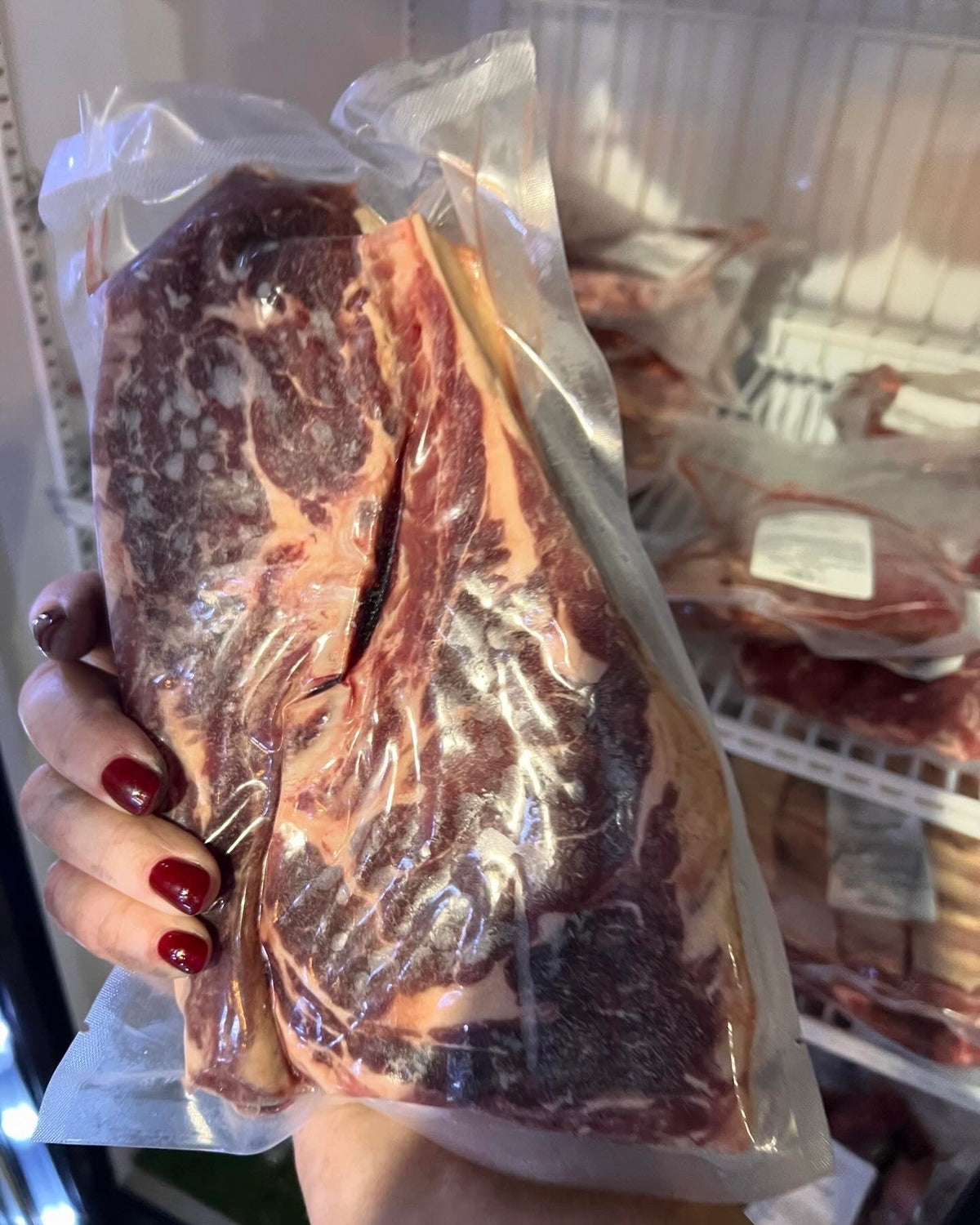 FL Grass Fed Grass Finished Ribeye Bone In Steak - The Mustard Seed Collection, The Seed