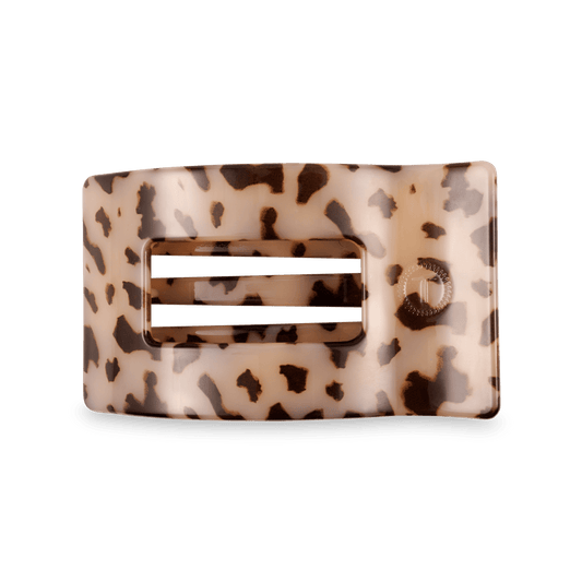 Flat Rectangle Hair Clip | Medium | Blonde Tortoise