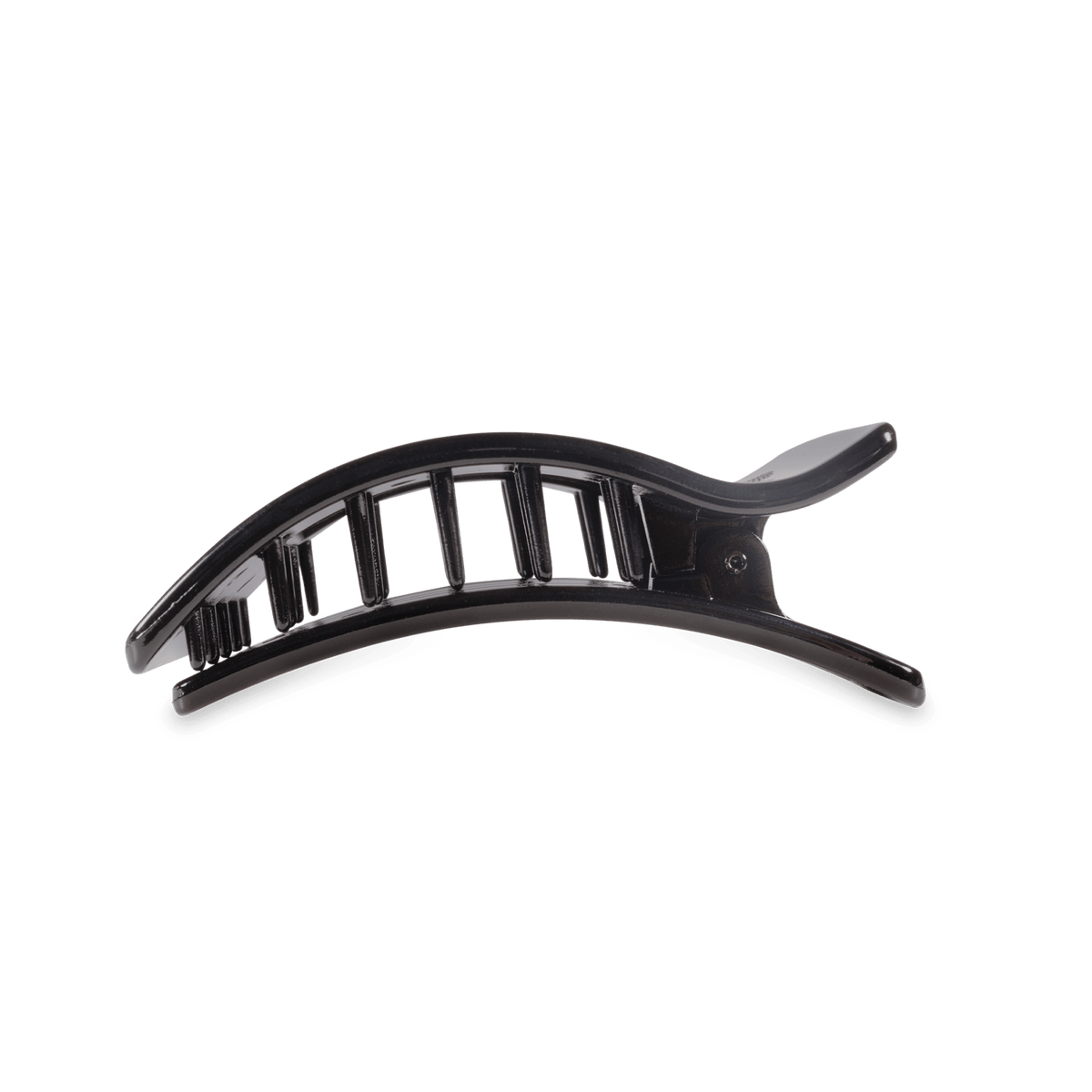 Flat Rectangle Hair Clip | Medium | Jet Black - The Mustard Seed Collection, The Seed