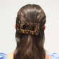 Flat Rectangle Hair Clip | Medium | Tortoise - The Mustard Seed Collection, The Seed