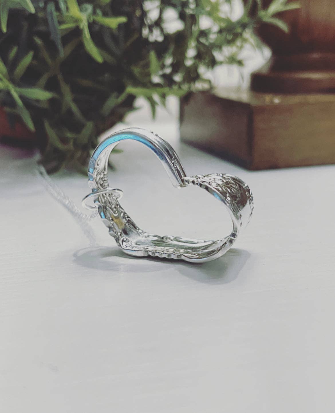 Floating Heart Necklace - The Mustard Seed Collection, The Seed