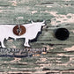 Florida Cracker Cattle Enamel Pin