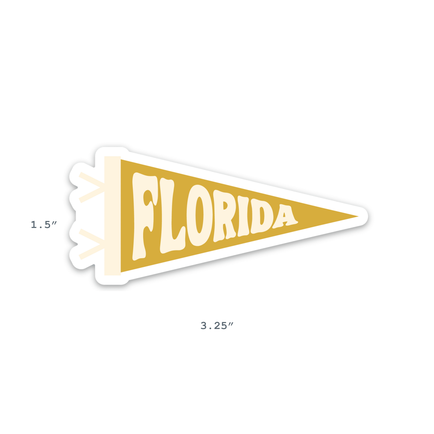 Florida Pennant Sticker - The Mustard Seed Collection, The Seed