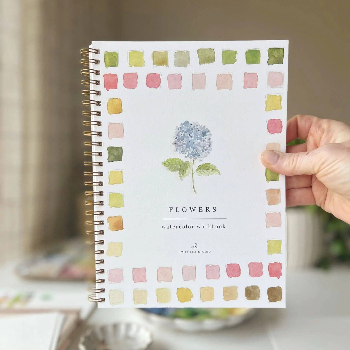 Flowers watercolor workbookcraft