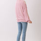 Fondant Pink Floral Rib Patchwork Pullover Top - The Mustard Seed Collection, The Seed