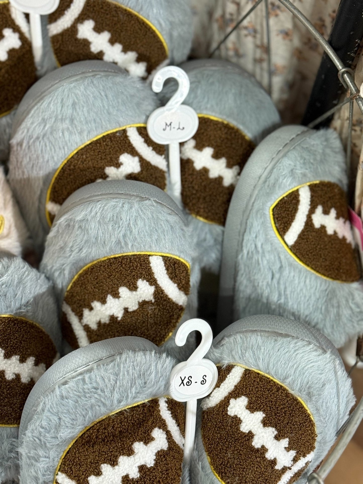 Football Slippers Simply Southern