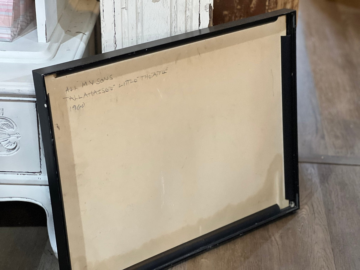 Framed Graphite House Sketch - The Mustard Seed Collection, The Seed