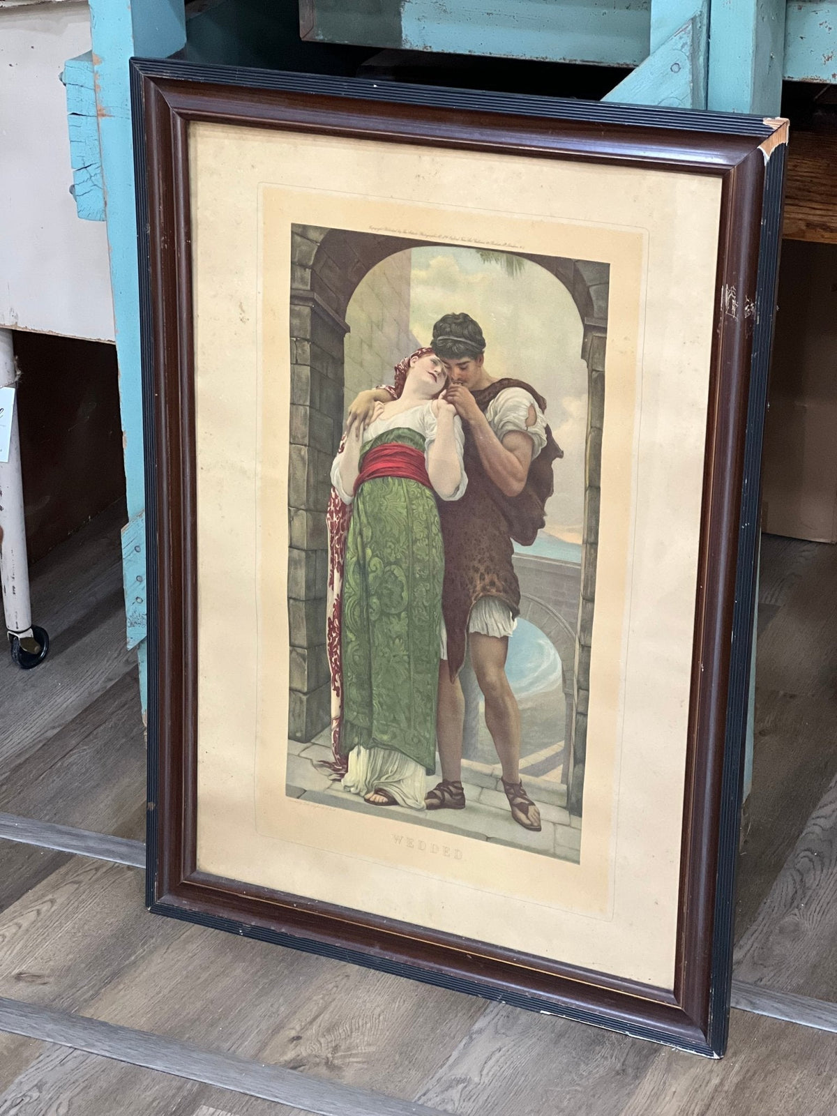Framed Roman Romance Art - The Mustard Seed Collection, The Seed