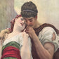 Framed Roman Romance Art - The Mustard Seed Collection, The Seed