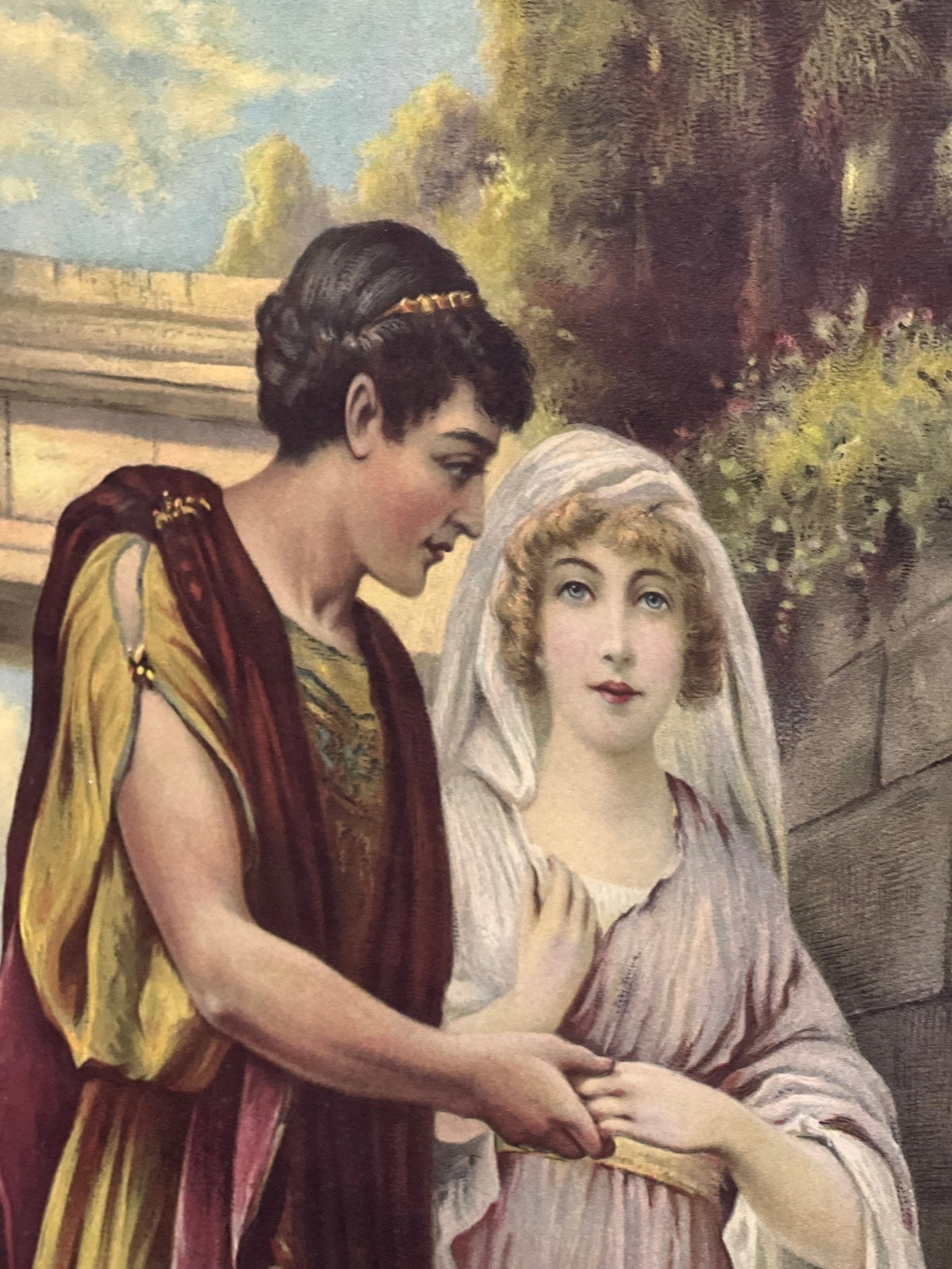 Framed Roman Romance Art - The Mustard Seed Collection, The Seed