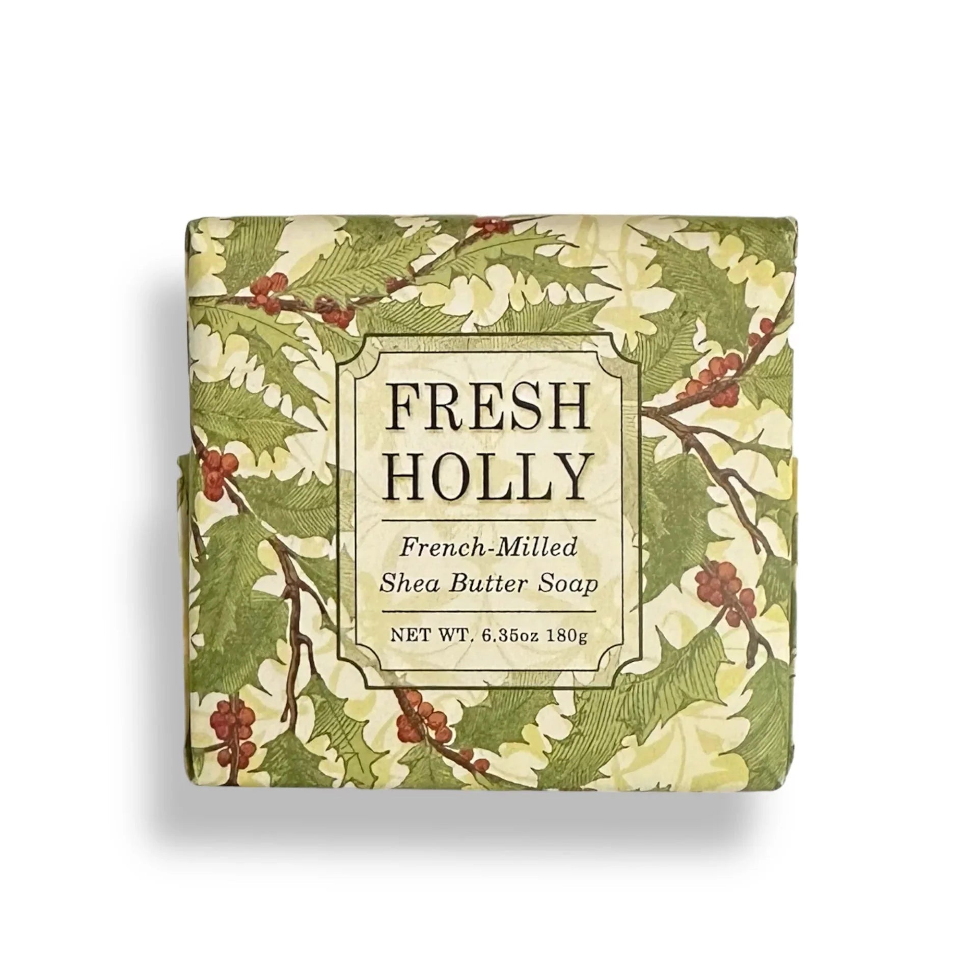 Fresh Holly French Milled Shea Butter— 1.9oz Square Soap - The Mustard Seed Collection, The Seed