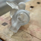 Frosted Lead Crystal Angel Candle Holder - The Mustard Seed Collection, The Seed