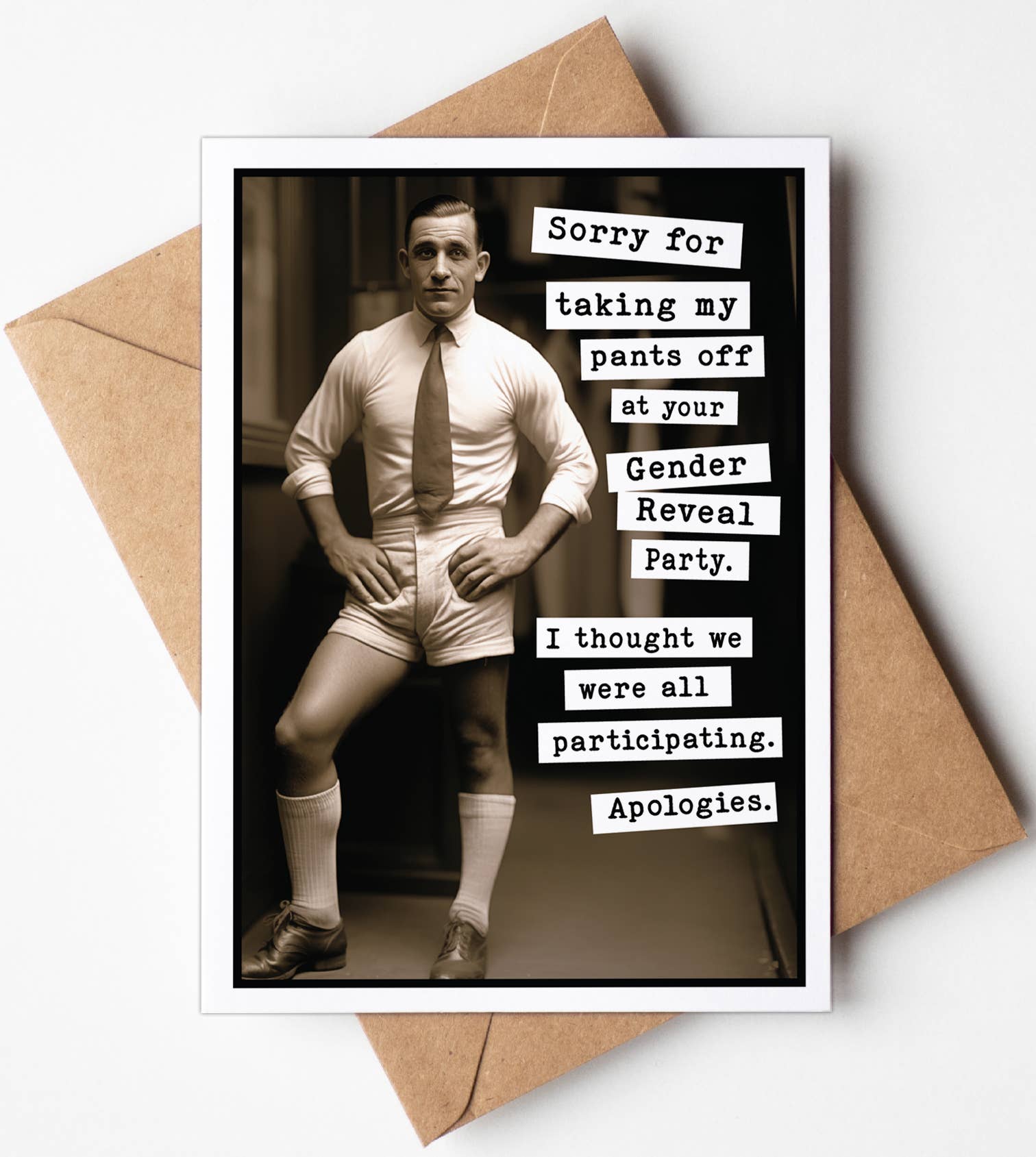Funny Baby Shower Cards, Gender Neutral Reveal Gifts