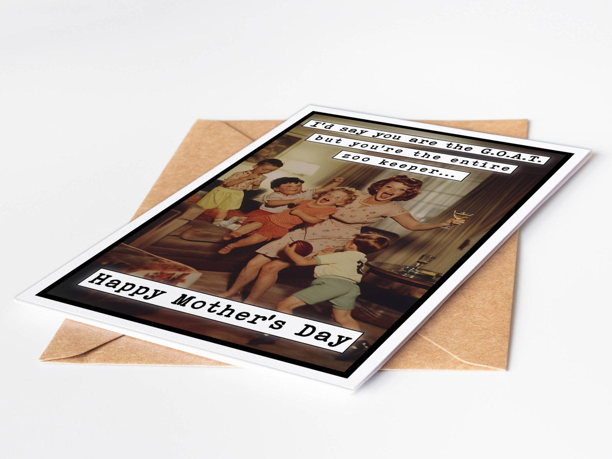Funny Mothers Day Card - The Mustard Seed Collection, The Seed