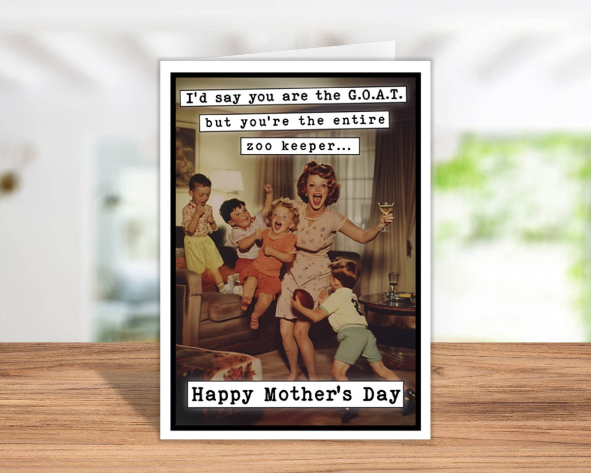 Funny Mothers Day Card - The Mustard Seed Collection, The Seed