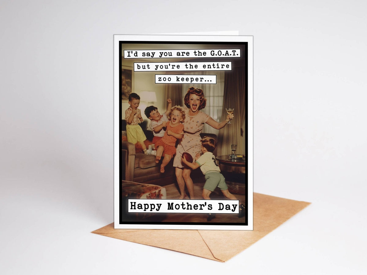 Funny Mothers Day Card - The Mustard Seed Collection, The Seed