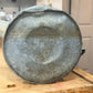 Galvanized Watering Can with dent 