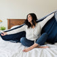 Gingham Adult Swaddle Blanket, Summer Picnic Blanket