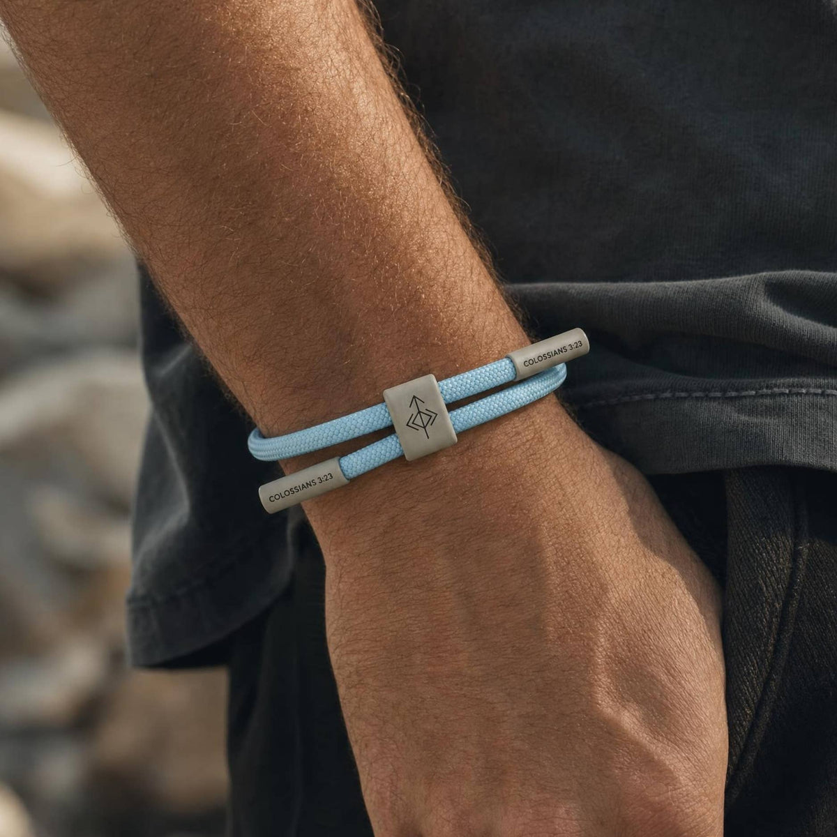 GIVE IT YOUR ALL Christian Cord Bracelet, Bible Verse Gifts The Prayer I Share