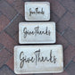 "Give Thanks" Wooden Bowl - The Mustard Seed Collection, The Seed