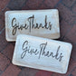 "Give Thanks" Wooden Bowl - The Mustard Seed Collection, The Seed