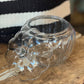 Glass Pumpkin Candy Dish