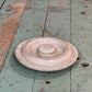Glazed Stoneware Lid with Center Knob - The Mustard Seed Collection, The Seed