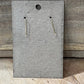 Gold Dollar Sign Dangle EarringsEarrings
