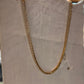 Gold Filled Rhinestone Necklace 14"