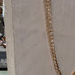 Gold Filled Rhinestone Necklace 14"