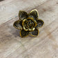 Gold Flower Knob