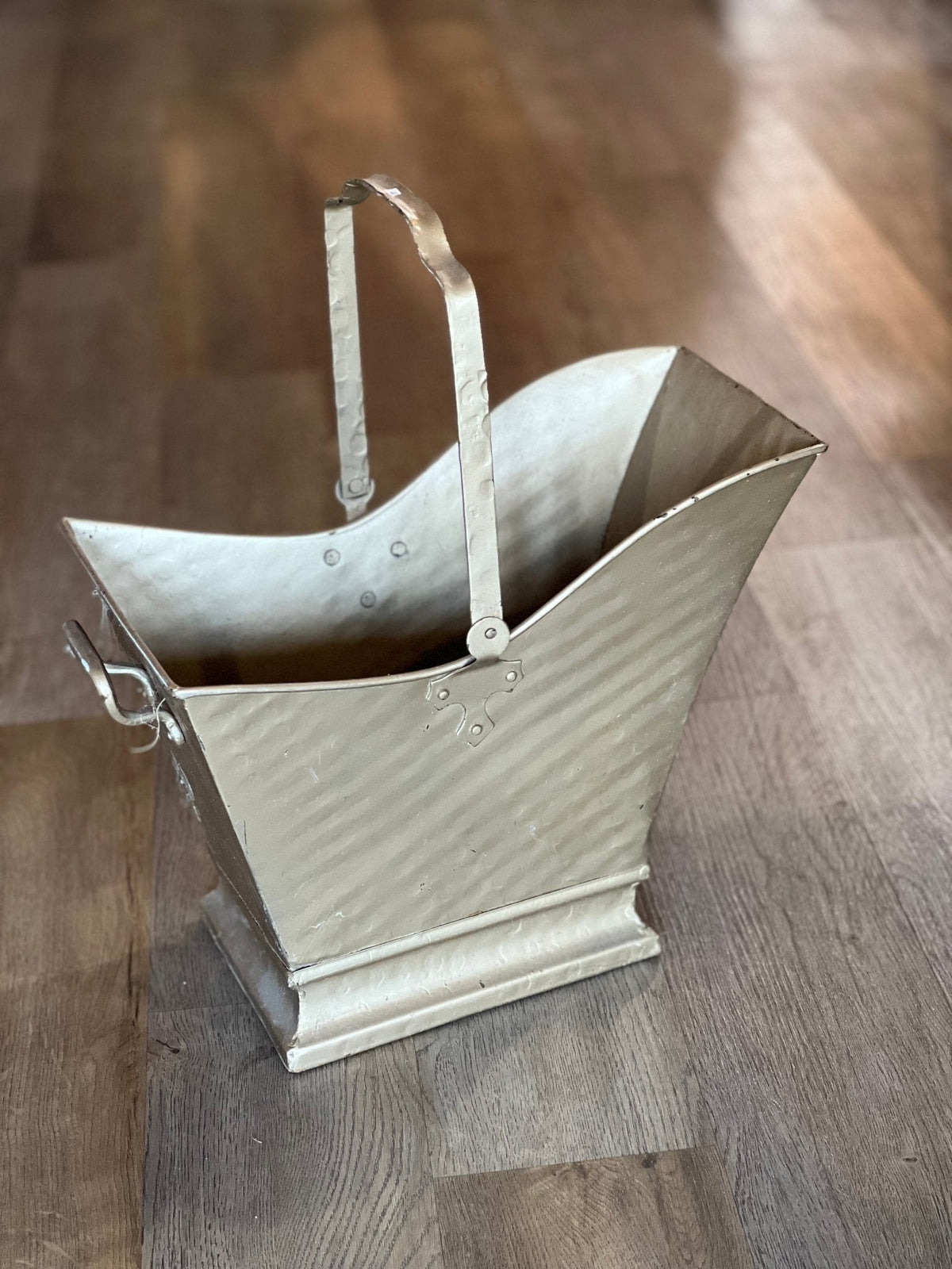 Gold Painted Coal Bucket - The Mustard Seed Collection, The Seed