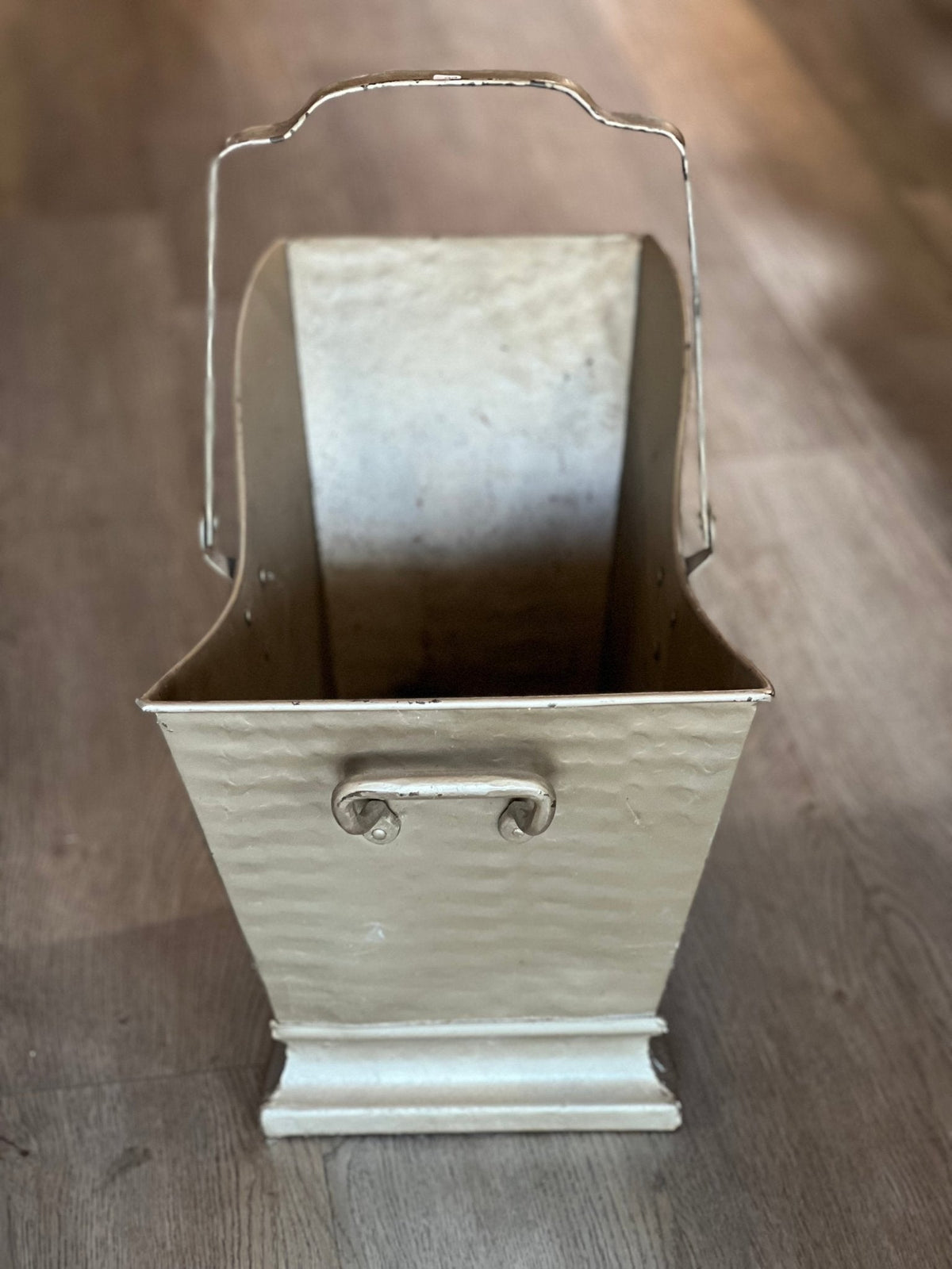 Gold Painted Coal Bucket - The Mustard Seed Collection, The Seed