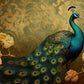 Golden Peacock - A1 size large Decoupage Paper - The Mustard Seed Collection, The Seed