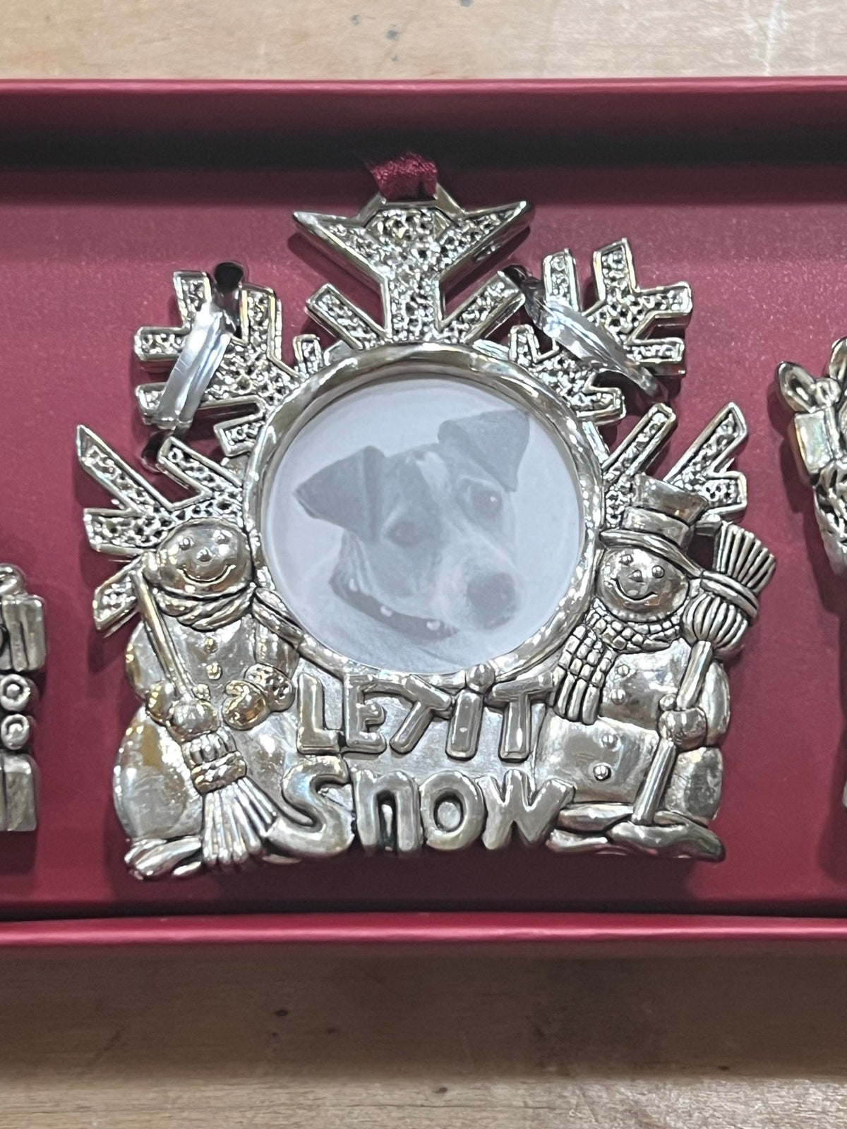 Gorham Silver-Plated Holiday Picture Frame Ornaments - Set of 3Christmas