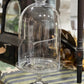 Grand Elegant Glass Display Cloche & Pedestal Pastry Stand (21"H x 10"D)cake stand