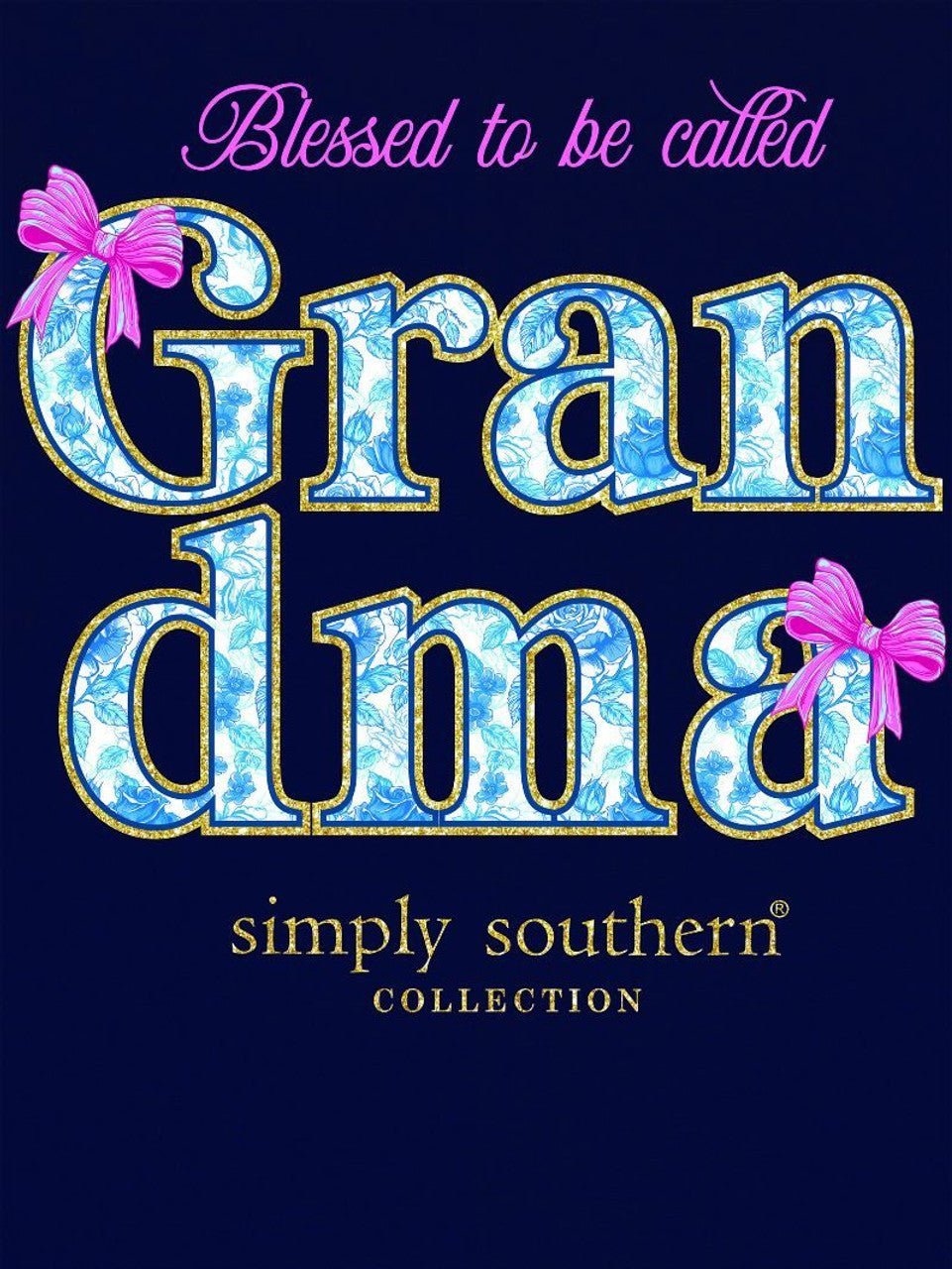 Grandma Navy Short Sleeve Tee - The Mustard Seed Collection, The Seed