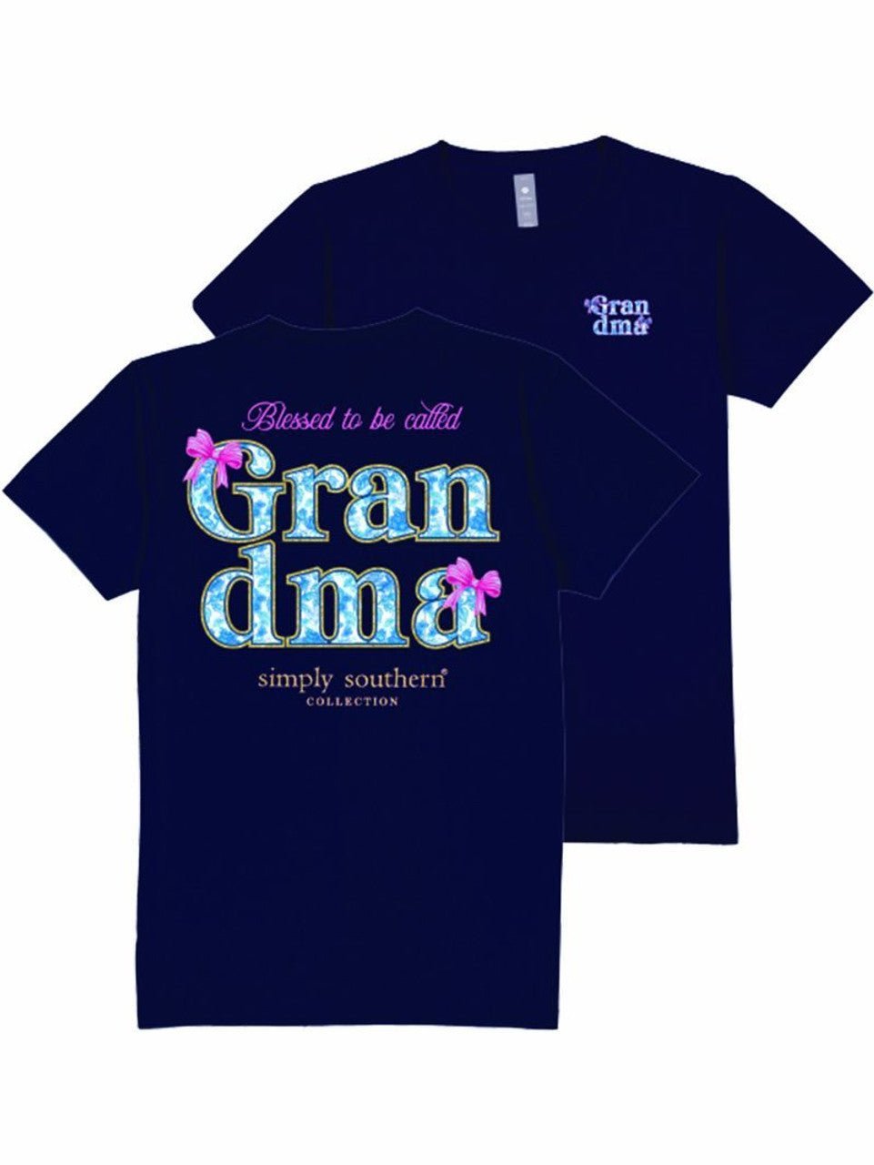 Grandma Navy Short Sleeve Tee - The Mustard Seed Collection, The Seed