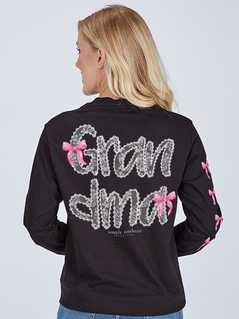 Grandma: Simply Southern Black Long Sleeve - The Mustard Seed Collection, The Seed