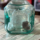 Green Glass Apothecary Bottle Square Bottom - The Mustard Seed Collection, The Seed