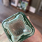 Green Glass Apothecary Bottle Square Bottom - The Mustard Seed Collection, The Seed