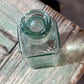 Green Glass Apothecary Bottle Square Bottom - The Mustard Seed Collection, The Seed
