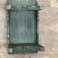 Green Scalloped Primitive Stool - The Mustard Seed Collection, The Seed