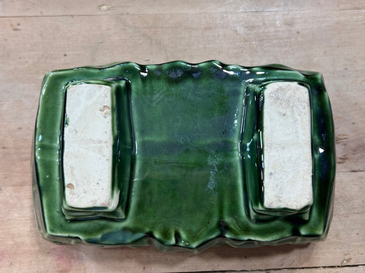 Green Vintage McCoy Planter 